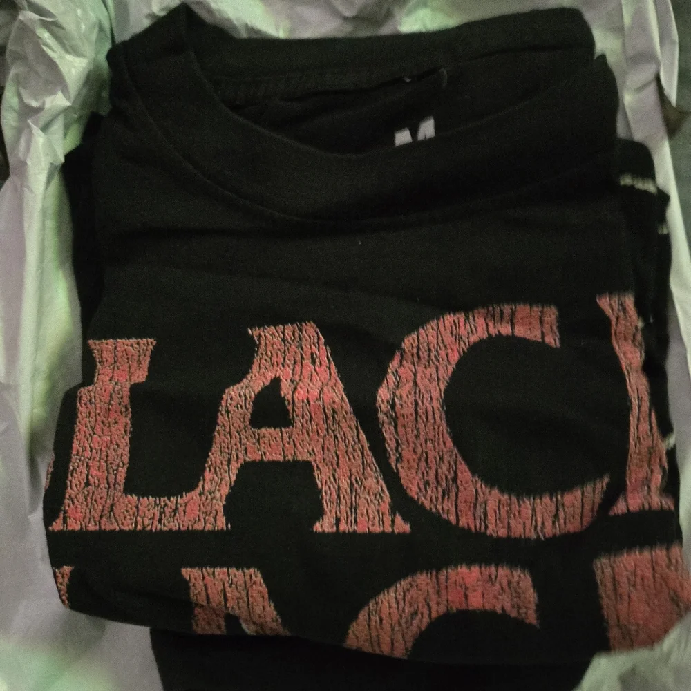 Strike Anywhere BLACK FLAG re-issue of Original LP t-shirt - Picture 2 of 3